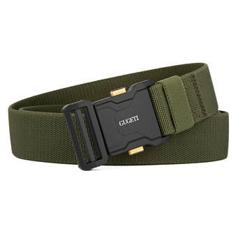 GUGETI Men's Tactical Elastic Belt with Quick Release Buckle Width 3.8cm